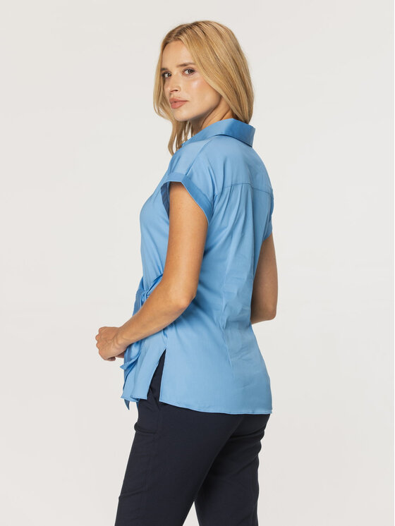 Willsoor Willsoor Koszula 61361 Niebieski Regular Fit