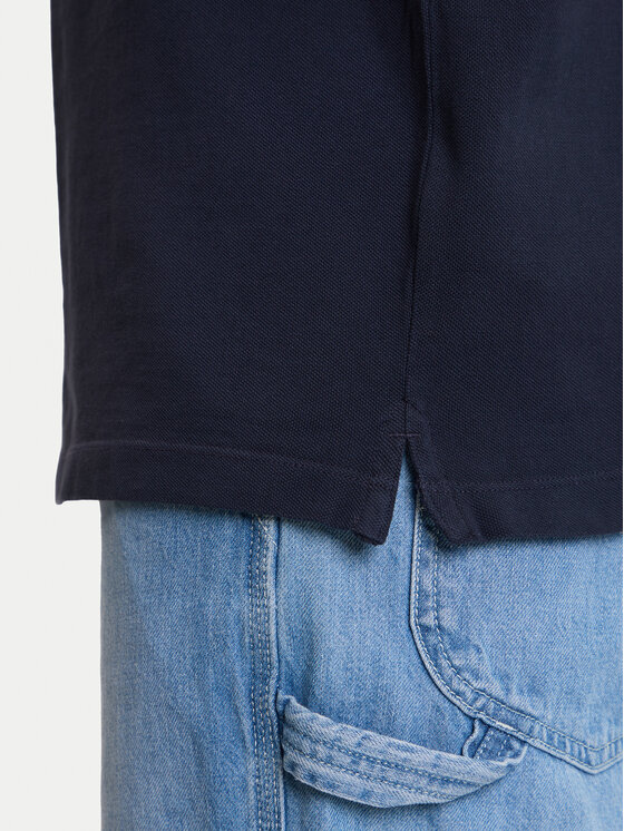 Guess Guess Тениска с яка и копчета M6GP48 K3476 Тъмносин Regular Fit