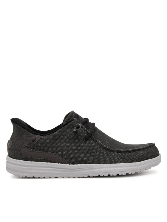 Skechers Mocasini Melson-Coronado 210959/BKGY Negru