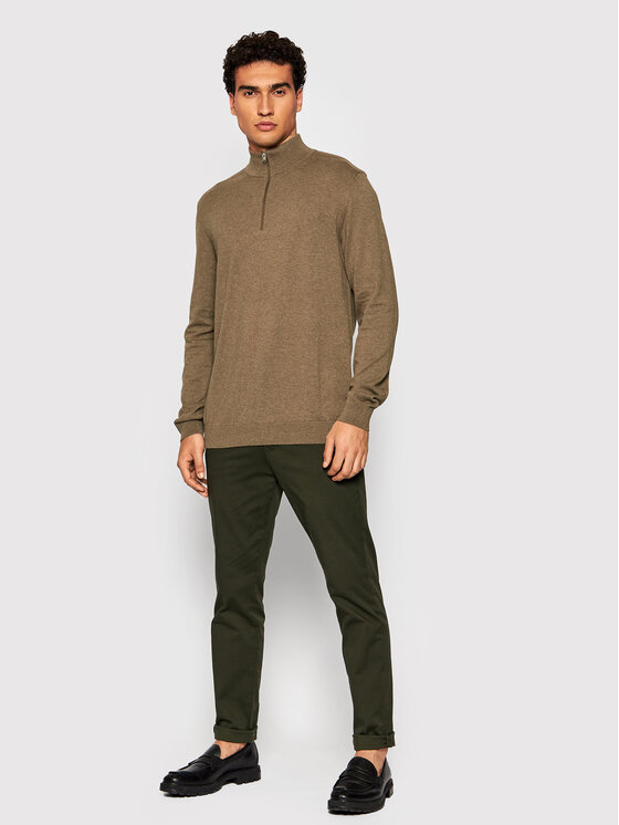 Selected Homme Selected Homme Maglione Berg 16074687 Marrone Regular Fit