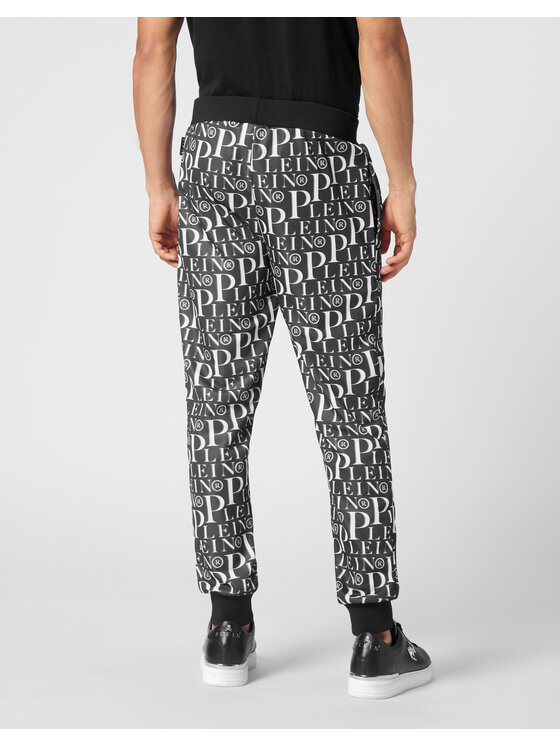 PHILIPP PLEIN PHILIPP PLEIN Jogger nohavice 9435 Čierna Jogger Fit