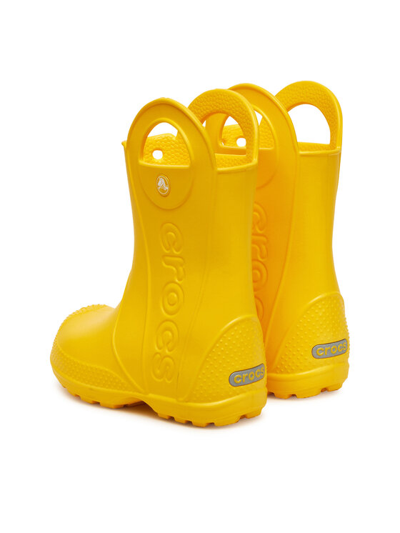 Crocs Crocs Gumene čizme Handle It Rain Boot K 211052 Žuta