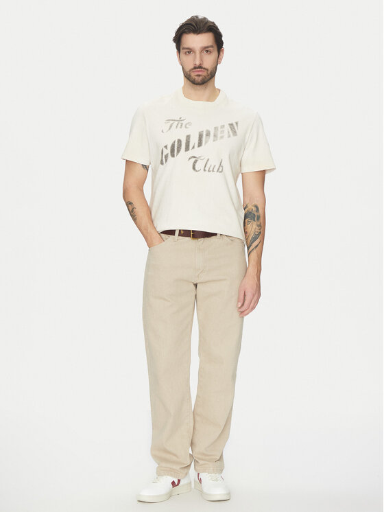 GOLDEN GOOSE GOLDEN GOOSE T-särk GMP01220.P001642 Ekrüüvärv Regular Fit