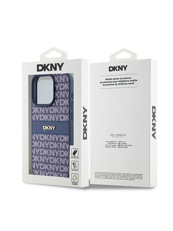 DKNY DKNY Etui na telefon Apple iPhone 15 Pro Niebieski