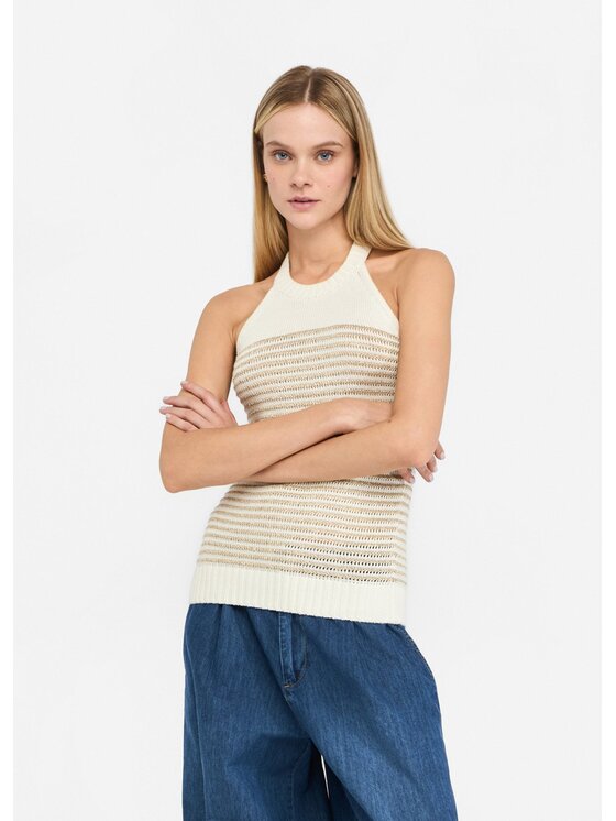 Liu Jo Liu Jo Maglione UF5276MA01604120 Bianco Regular Fit