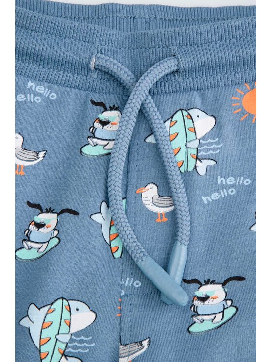 Coccodrillo Coccodrillo Spodnie dresowe WC5122101HBN-014 Niebieski Regular Fit