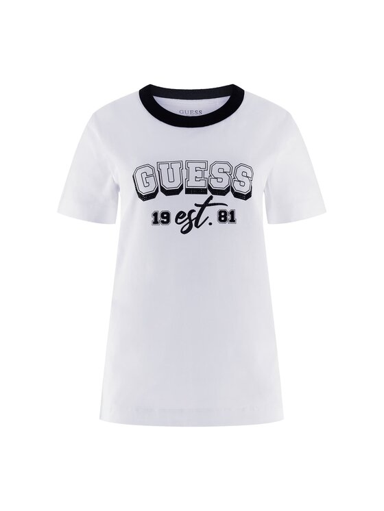 Guess Guess T-Shirt 178740 Biały Classic Fit