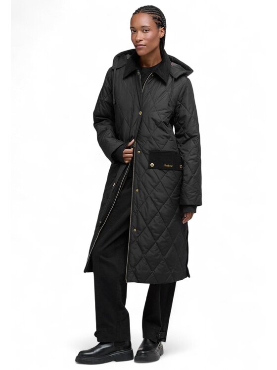Barbour Barbour Cappotto q-dav-59572 Nero Regular Fit