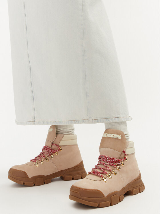 LOVE MOSCHINO LOVE MOSCHINO Bakancs JA15494G0LIP0120 Ekru