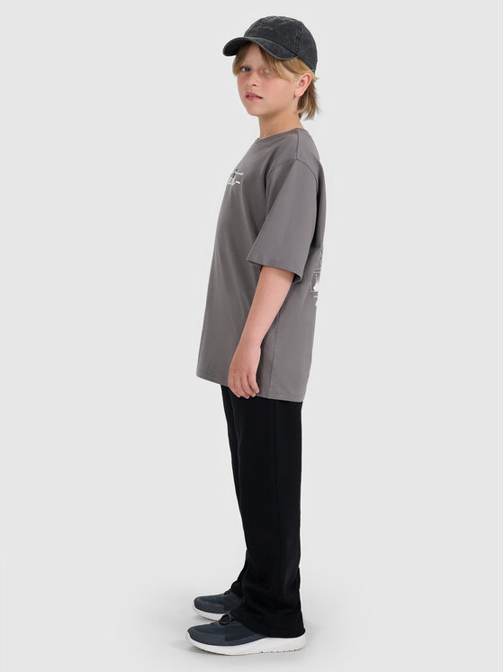 4F 4F Spodnie dresowe BASIC+ Czarny Regular Fit