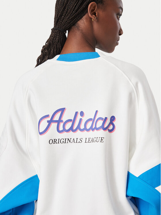 adidas adidas Суитшърт Archive Sweater Baseball KS9209 Бял Regular Fit
