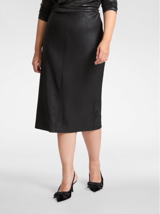 Elena Mirò Elena Mirò Gonna midi 1045Z000059N033 Nero Slim Fit