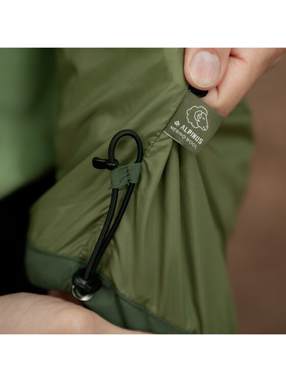 Alpinus Alpinus Kurtka przejściowa Wanaka Zielony Regular Fit