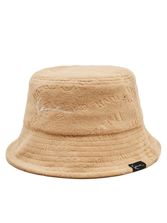 Karl Kani Karl Kani Klobouk Signature Frottee Bucket 7115225 Béžová