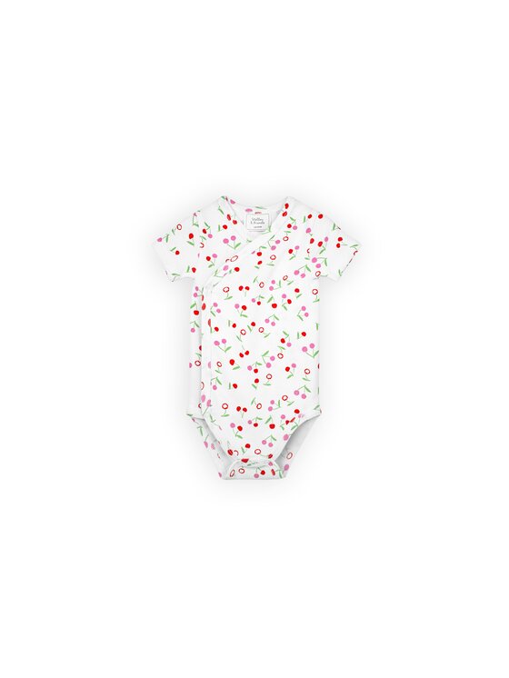 Stellou & friends Stellou & friends Komplet body dziecięcych Short Sleeve CROSS-BODY Czerwony