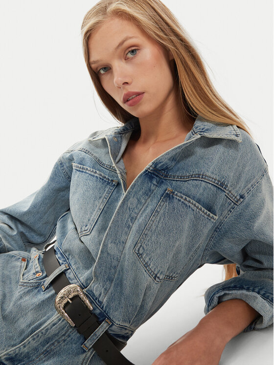 Levi's® Levi's® Džínové šaty Western 0002Q-0000 Modrá Regular Fit