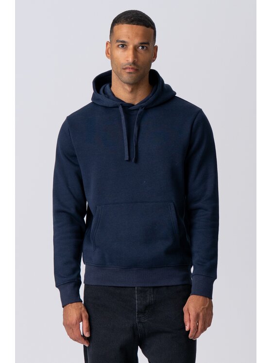 TeeShoppen TeeShoppen Bluza 'Basic Collection' Granatowy Regular Fit