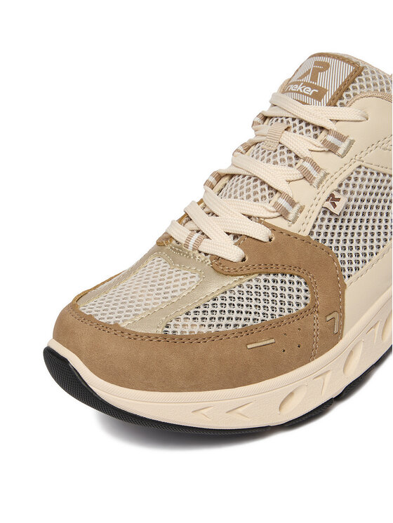Rieker Rieker Sneakersy M6501-60 Béžová