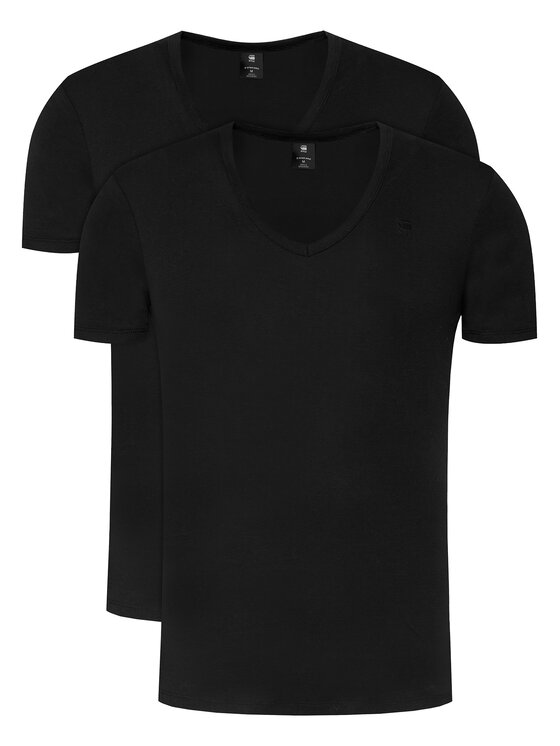 Σετ t-shirts G-Star Raw Base D07207-124 Μαύρο M