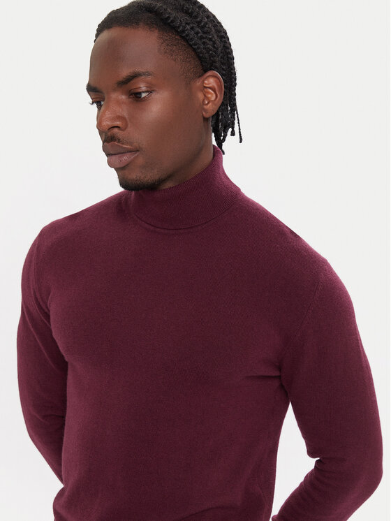 United Colors Of Benetton United Colors Of Benetton Bluză cu gât 1002U2180 Violet Regular Fit