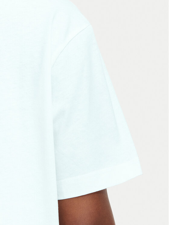 Karl Lagerfeld Jeans Karl Lagerfeld Jeans T-shirt B3W17022 Bianco Boxy Fit