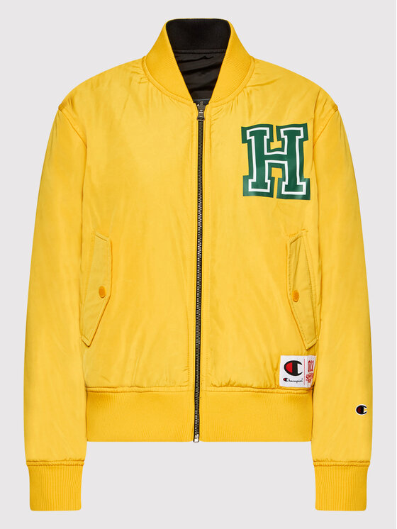 Champion Champion Bomber striukė Unisex STRANGER THINGS Hawkins 217754 Geltona Regular Fit