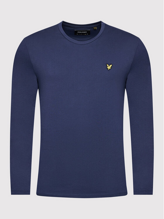 Lyle & Scott Lyle & Scott Longsleeve Plain TS512VOG Blu scuro Regular Fit