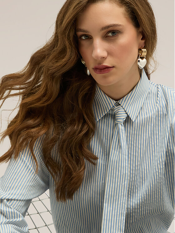 Motivi Motivi Camicia 5025Q000930N0S1 Turchese Regular Fit