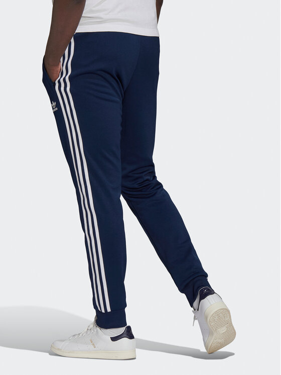 adidas adidas Sportinės kelnės ADICOLOR CLASSICS PRIMEBLUE SST Tracksuit Bottom HK7353 Mėlyna Slim Fit