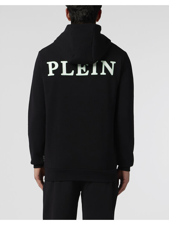 PHILIPP PLEIN PHILIPP PLEIN Bluza 24631 Czarny Athletic Fit