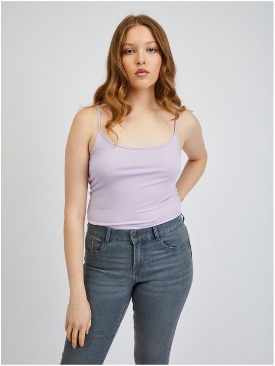 Orsay Orsay Tank top 104160432000__XS Fioletowy Regular Fit