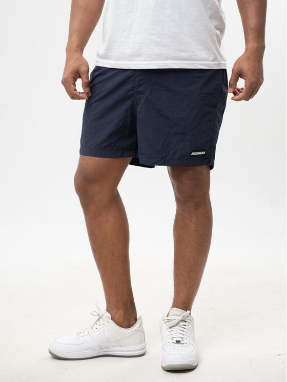 Szorty kąpielowe Jigga Wear, Rozmiar 3XL, Niebieskie, Sportowe Spodenki Kąpielowe Męskie Granatowe Jigga Wear Patch XL