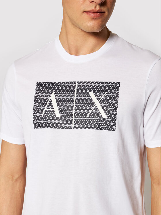 Armani Exchange Armani Exchange T-krekls 8NZTCK Z8H4Z 1100 Balts Slim Fit
