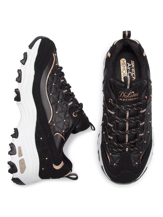 Skechers Skechers Tenisice D'lites Glamour Feels 13087/BKRG Crna