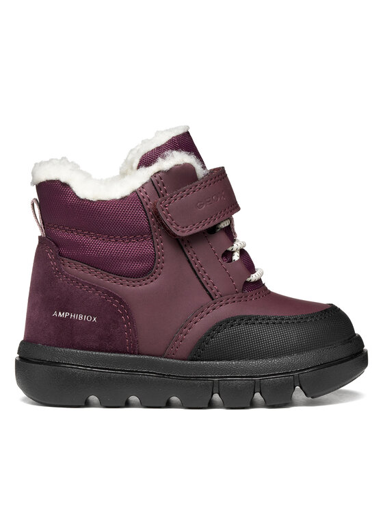 Geox Geox Schneeschuhe B Willaboom Girl B Abx B665AB 0ME22 C7016 M Dunkelrot