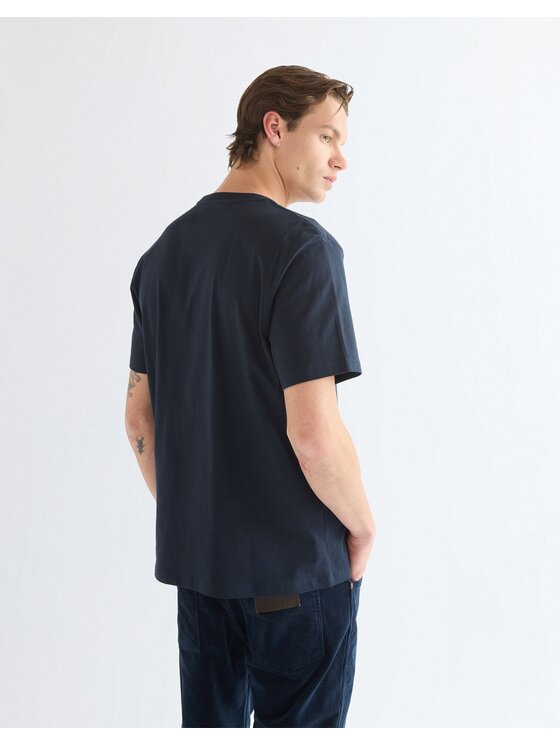 Wrangler Wrangler T-Shirt SMALL GRAPHIC TEE Czarny Regular Fit