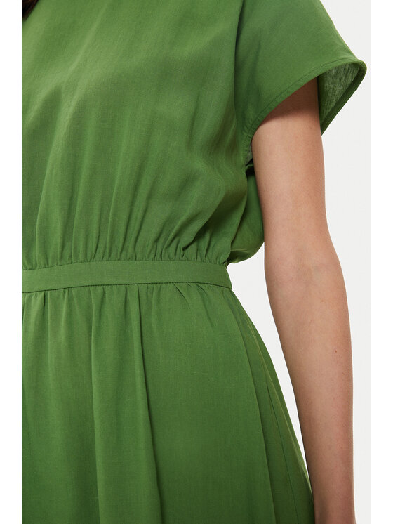 United Colors Of Benetton United Colors Of Benetton Poletna obleka 4ENBDV097 Zelena Regular Fit