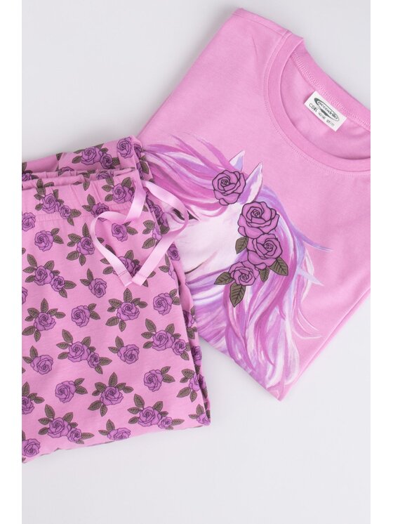 Coccodrillo Coccodrillo Piżama ZC5448104PJS-007 Różowy Regular Fit