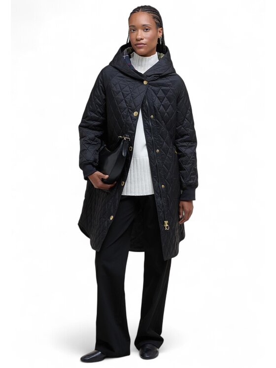Barbour Barbour Cappotto q-dav-59573 Nero Regular Fit
