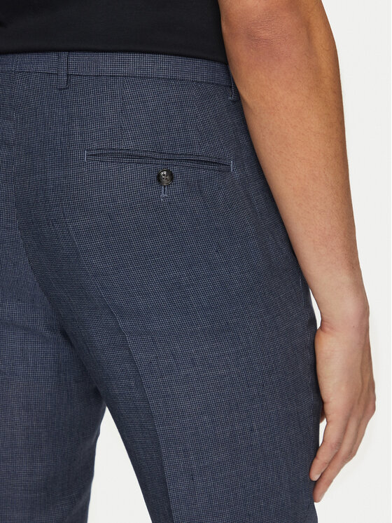 BOSS BOSS Obleka C-Huge-Peak-252 50540764 Mornarsko modra Slim Fit