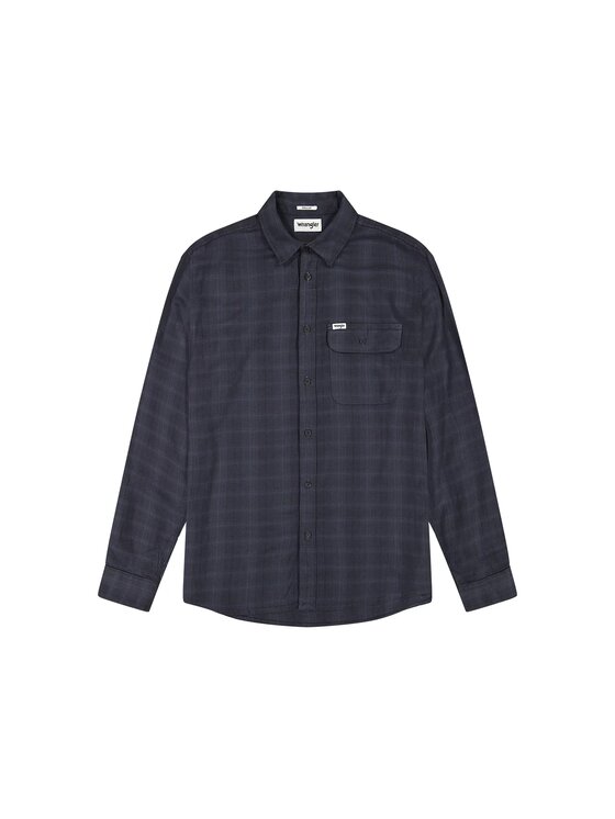 Wrangler Wrangler Koszula 112371523 Granatowy Regular Fit