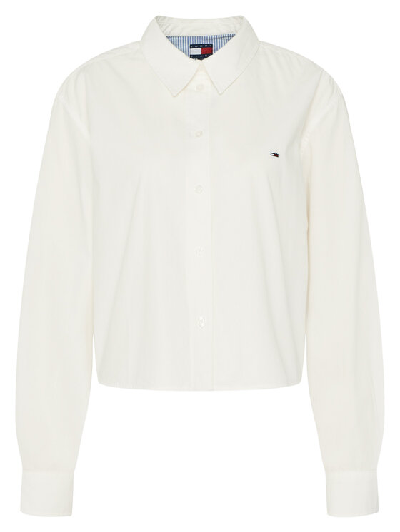Tommy Jeans Tommy Jeans Košulja DW0DW19354 Bijela Relaxed Fit