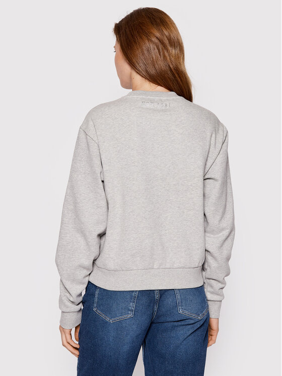 Felpa Icon W2YQ01 KB681 Grigio Regular Fit