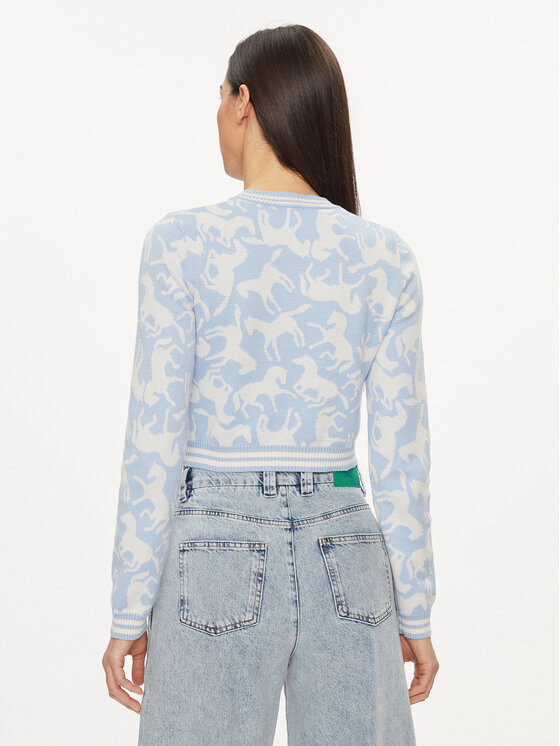 United Colors Of Benetton United Colors Of Benetton Пуловер 1094E109I Син Regular Fit