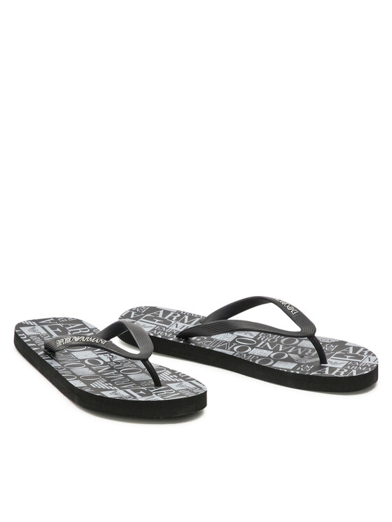 Emporio Armani Emporio Armani Žabky XVQS01 XN122 R625 Černá