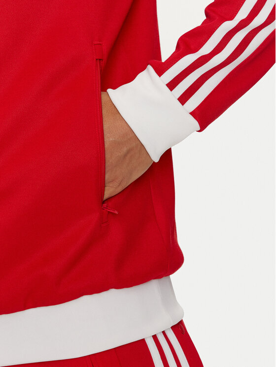 adidas adidas Felpa adicolor Classics Beckenbauer IM4511 Rosso Slim Fit