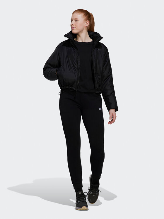 adidas adidas Giubbotto piumino BSC HG8757 Nero Loose Fit