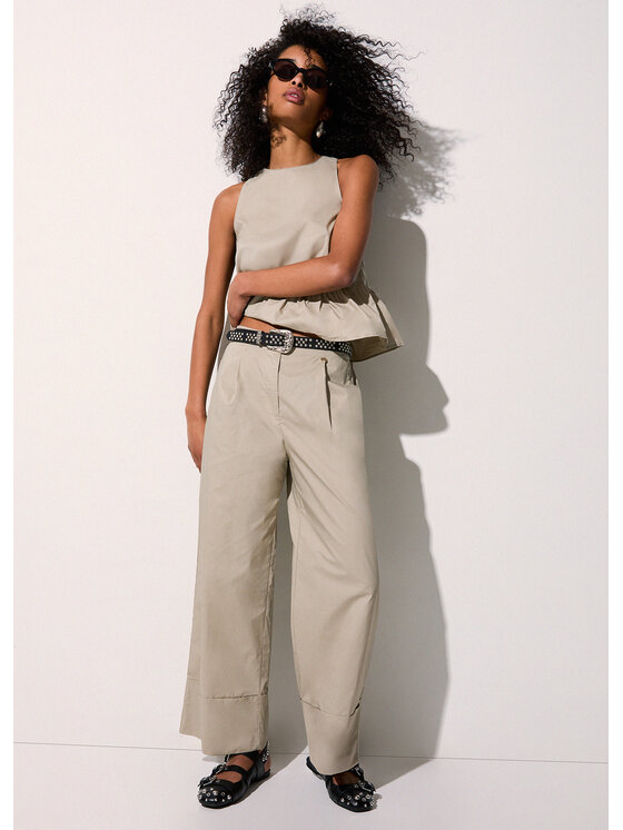 Liu Jo Liu Jo Pantaloni di tessuto WA6498T485361107 Grigio Regular Fit