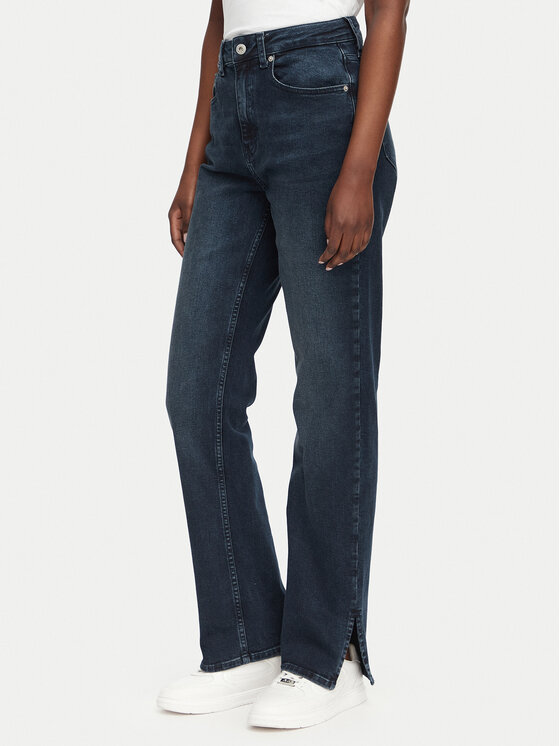 Karl Lagerfeld Jeans Karl Lagerfeld Jeans Jeans hlače B3W10042 Modra Straight Fit