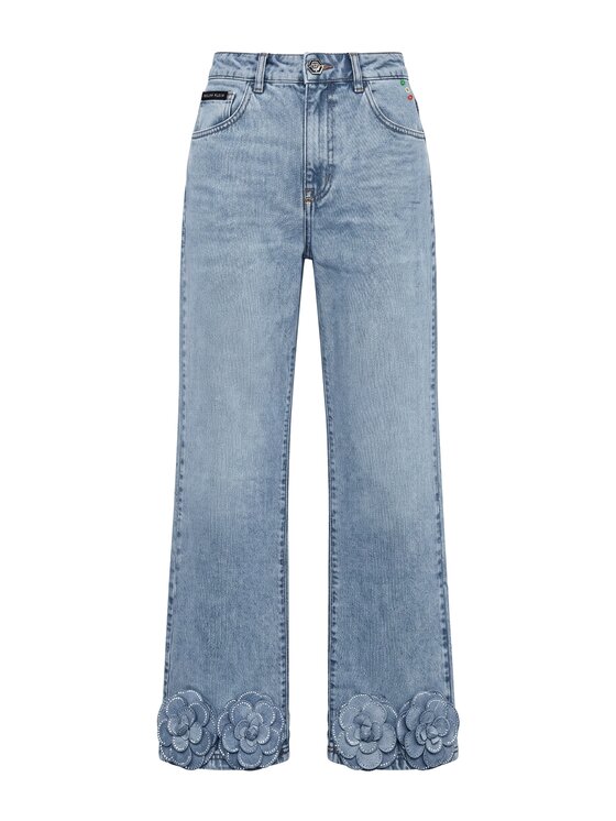 PHILIPP PLEIN PHILIPP PLEIN Jeansy 31162 Niebieski Straight Fit